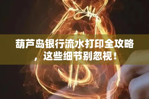 葫芦岛银行流水打印全攻略,这些细节别忽视!