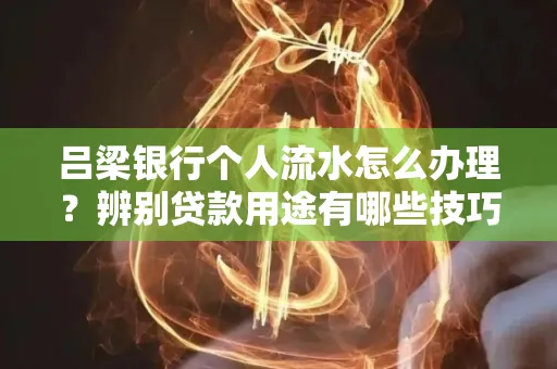 吕梁银行个人流水怎么办理?辨别贷款用途有哪些技巧?